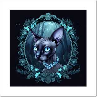 Gothic Sphynx Posters and Art